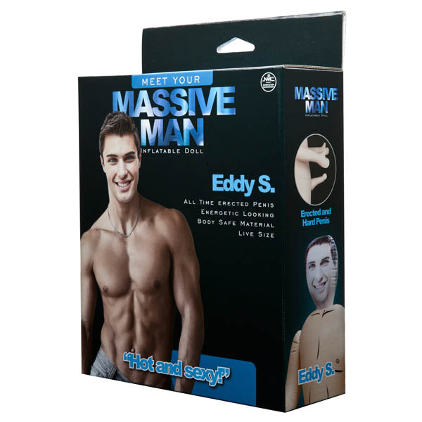 Excellent Power Massive Man Eddy S inflatable male companion life-size - ClubX Australia
